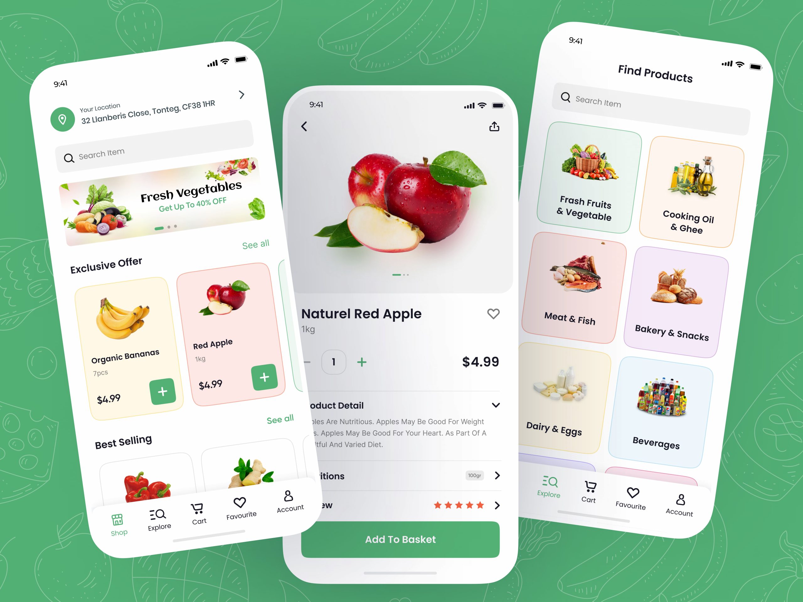 Grocery App Design