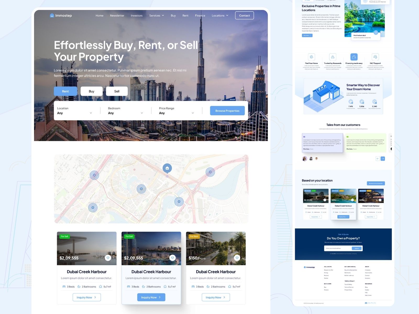 Real Estate Website Development